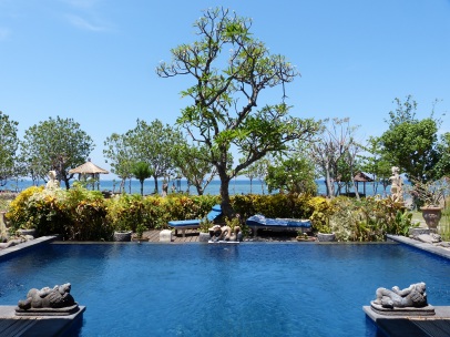 Privater Plunge Pool auf Bali